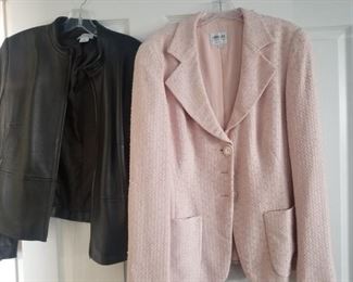 Armani jacket, leather jacket