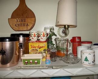 vintage cannisters and tony the tiger cups