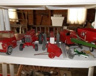 vintage metal toys