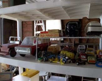 vintage metal toys