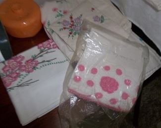 beautiful embroidered linens and pillow case sets