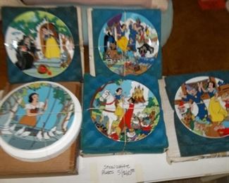 awesome vintage Disney Snow White plates