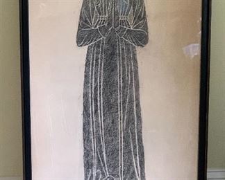 rubbing made at English church