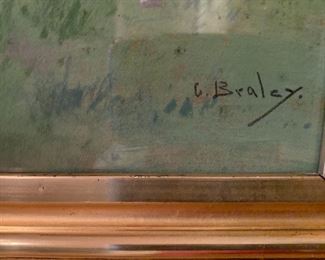 Signature of Clarence Braley (Massachusetts, 1854 - 1927)