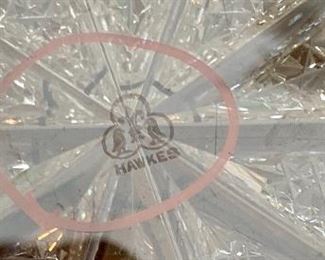 Hawkes cut glass