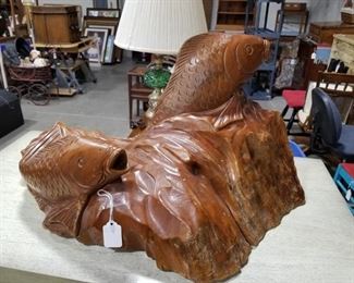 Carved fish