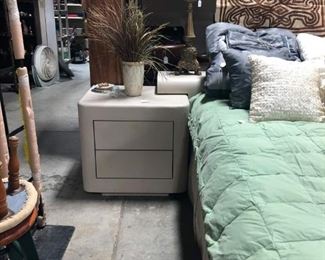 Night stand and headboard