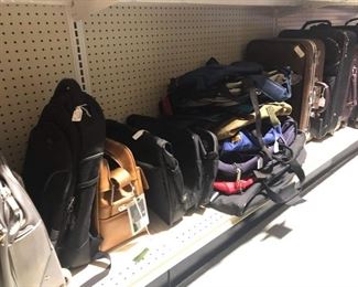 Suitcases and xtra bags