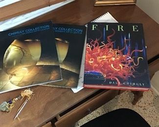 Signed Dale Chihuly Books