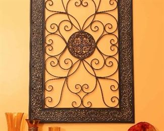 Ironwork decorative piece.