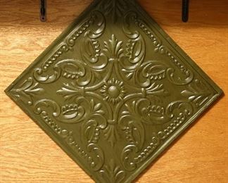 Decorative metal piece.