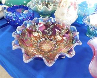 Fenton glass bowl