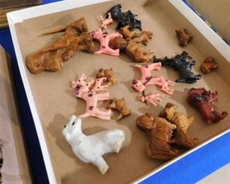 Miniature dog figurines