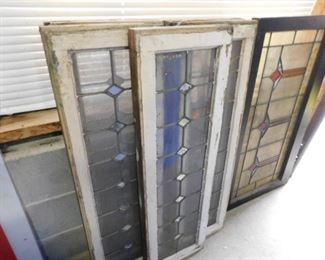 Leaded glass windows