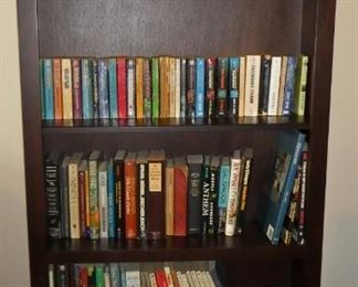 Bookcase and books 