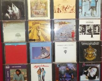 CD's Genesis, Dire Straits, Emerson Lake & Palmer, Cat Stevens, Kenny Logins, Berlin