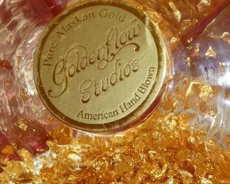 Golden Flow Studios hand blown glass