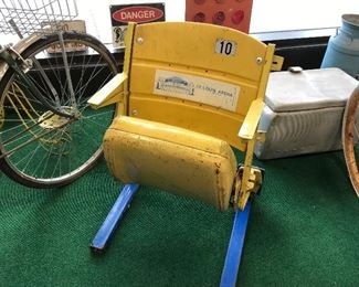 Authentic Seat #10 from the St. Louis Arena (Checkerdome)