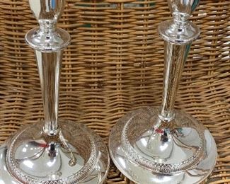 Silverplate Candlesticks for your pleasure