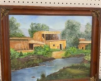 Oil on Cavas, Signed Carolyn Fusion