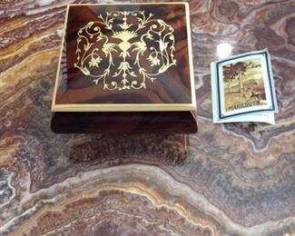 Inlaid Wood Box From Italy Possibly Sorrento Area