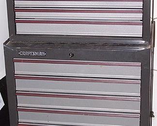 2 pc. Craftsman rolling tool box (sold as one unit)