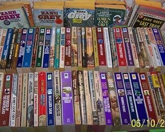 70+ Zane Grey books  (to be sold as one lot)
