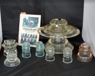 Insulators, with "An Insulator Book for Collectors, with Sketches and Prices", by James L. Hill and Edward Pickett who are members of the SOUTHERN OREGON BOTTLE CLUB - Copyright February 23, 1968 - Second Printing
