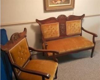 Eastlake Set - Love Seat and Chair