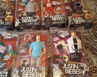 Justin Bieber dolls mint in packaging