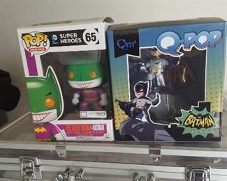 POP Super Heroes and Q-Pop Batman and others mint in box