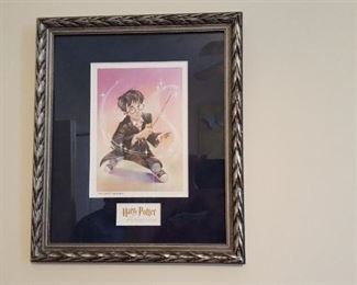 Harry Potter framed