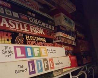 Large quantity of board games in really nice condition