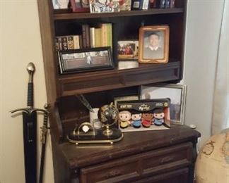This is the matching bookcase with more collectibles