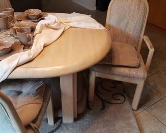 Nice modern dining table and chair set