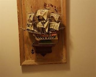 Ship wall hanging
