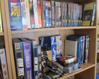 Star Trek, Star Wars games, puzzles, figures