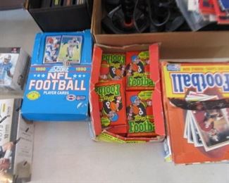 Gum packs Football cards