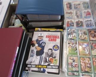 Thousands of baseball and football cards