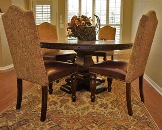 Dining table and chairs