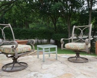 Metal patio furniture