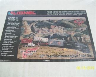 Lionel 90 year Commemorative Train Set, never opened!