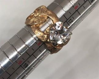 14k diamond ring