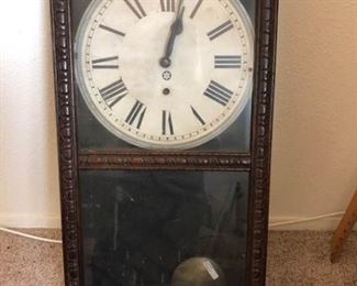 Antique New Haven Wall Clock