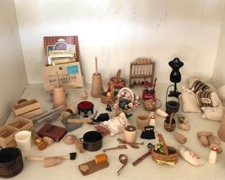 Collection of Doll House Miniatures