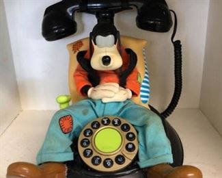 Goofy of Disney Fame Battery Telephone