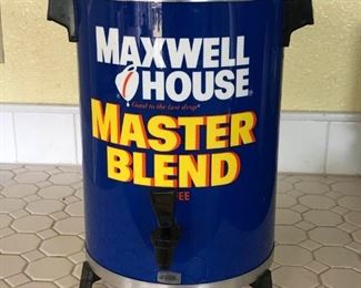 Vintage Electric Coffee Urn Marked Maxwell House