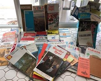 Vintage Gas Station Road Maps and Ephemera