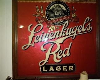 Leinenliugel's Red Lager Sign