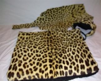 Vintage Cheetah Pelt, Hat, and Hand Warmer Sara Conn Baltimore